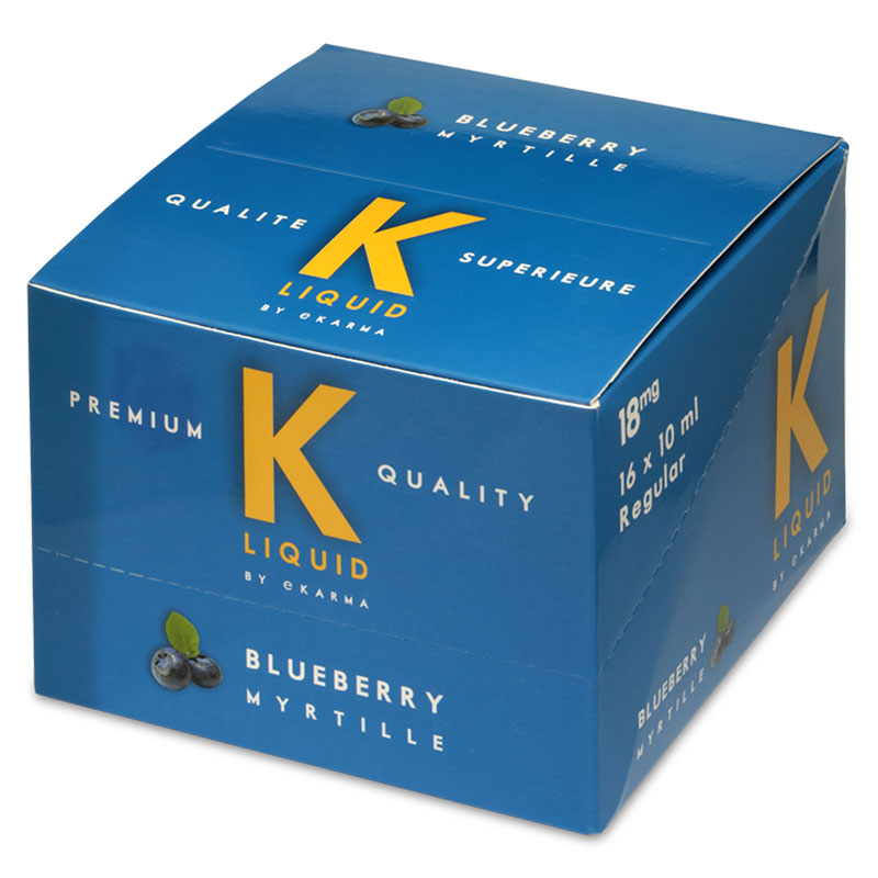 K Liquid Blueberry 16 x 10ml Bottle